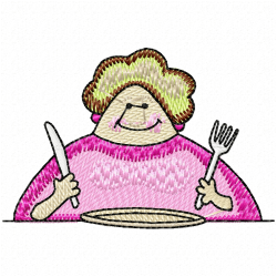 Characters Embroidery Design 5